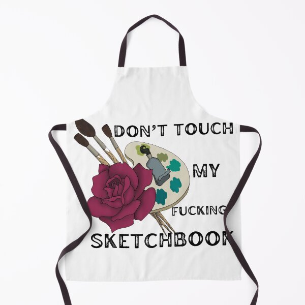 Item preview, Don’t Touch My Sketchbook by Inspired Chaos designed and sold by Inspired Chaos Studio.