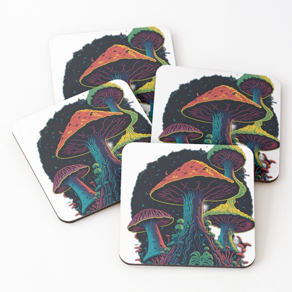 Item preview, Colorful Mushroom - A Whimsical Nature-Inspired Design designed and sold by Digitlartmaster.