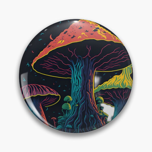 Item preview, Colorful Mushroom - A Whimsical Nature-Inspired Design designed and sold by Digitlartmaster.