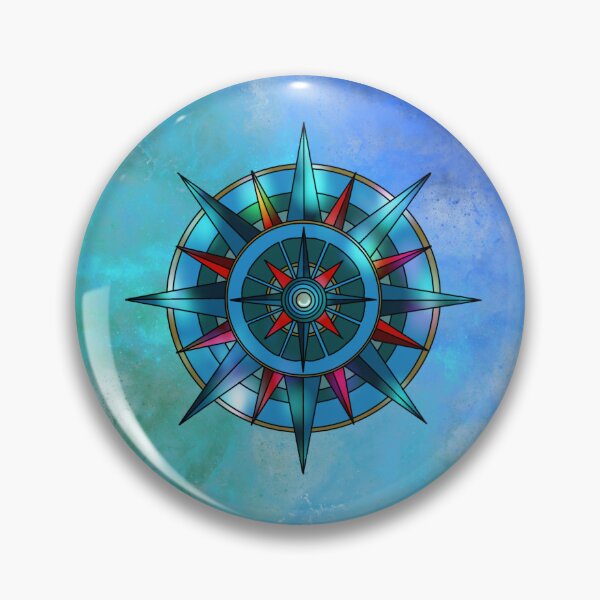 Item preview, Northern Lights Compass designed and sold by Ella Rivers.