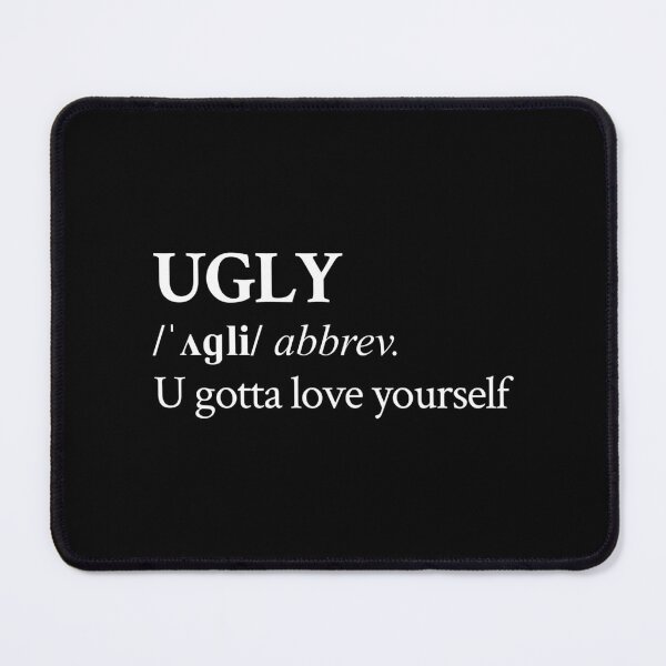 Item preview, Slowthai Ugly Aesthetic Quote Hip Hop Rap Black designed and sold by StickTheSong.