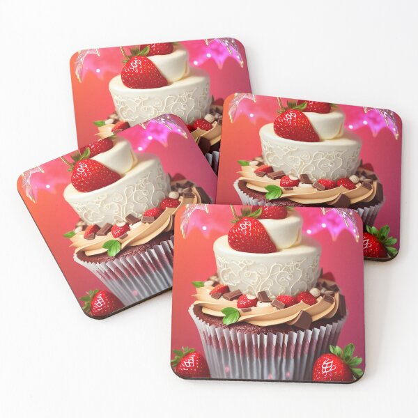 Item preview, Cup cake with cheesecake as topping designed and sold by PadedoDesigns.