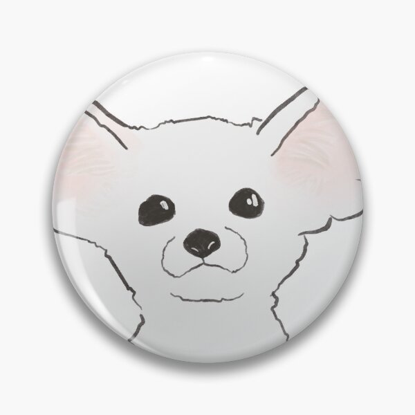 Item preview, White Cute Doggo designed and sold by StuffbyClary.