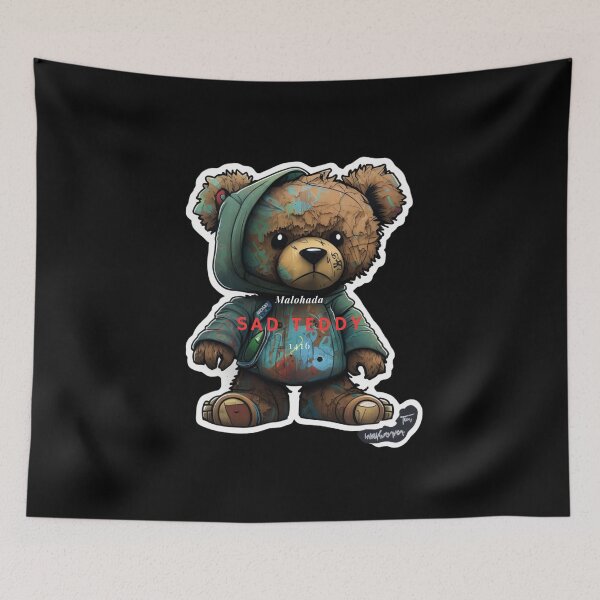 Item preview, Melancholic teddy designed and sold by Futurartia.