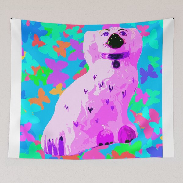 Item preview, China Dog Green Vintage pop art designed and sold by OakendOriginals.