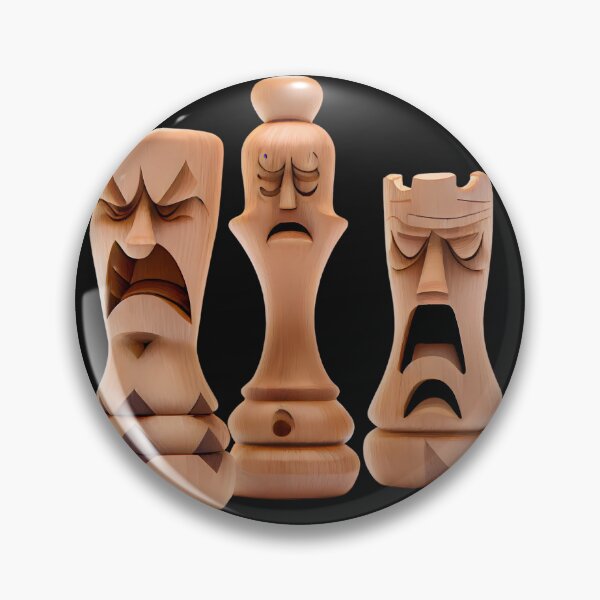 Item preview, Angry Wooden Chess Pieces designed and sold by MTJ-Mushrooms.