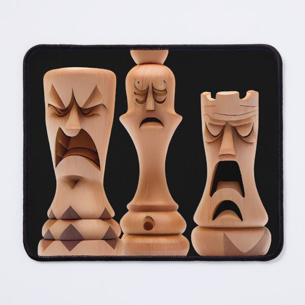 Item preview, Angry Wooden Chess Pieces designed and sold by MTJ-Mushrooms.
