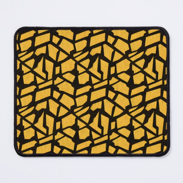 Item preview, Black And Yellow Buffalo Plaid Pattern designed and sold by AI Creations ⭐⭐⭐⭐⭐.