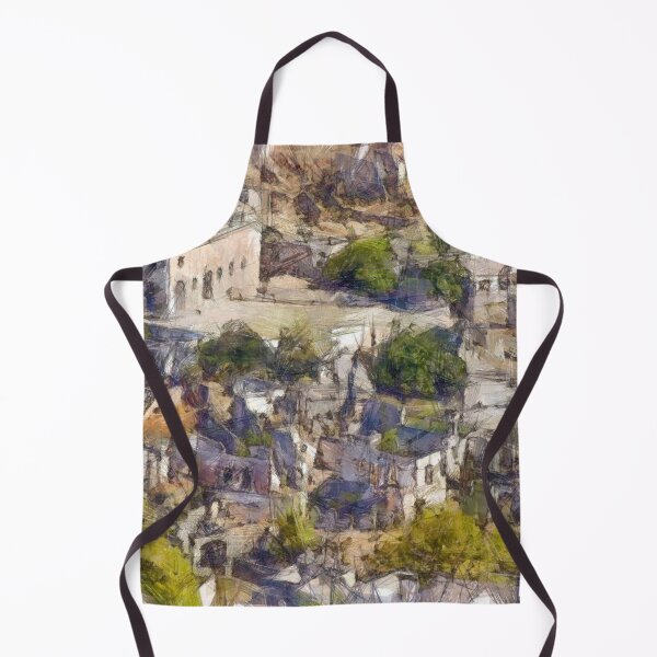 Item preview, Kayakoy Deserted Village Fethiye Pencil Sketch designed and sold by taiche.