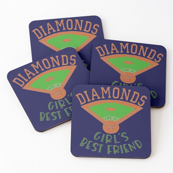 Item preview, Baseball - Diamonds are a Girl's Best Friend designed and sold by Creation Station Boutique USA.