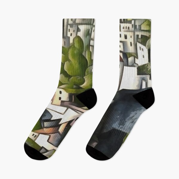 Item preview, Abandoned Houses Of Kayakoy Abstract Art designed and sold by taiche.