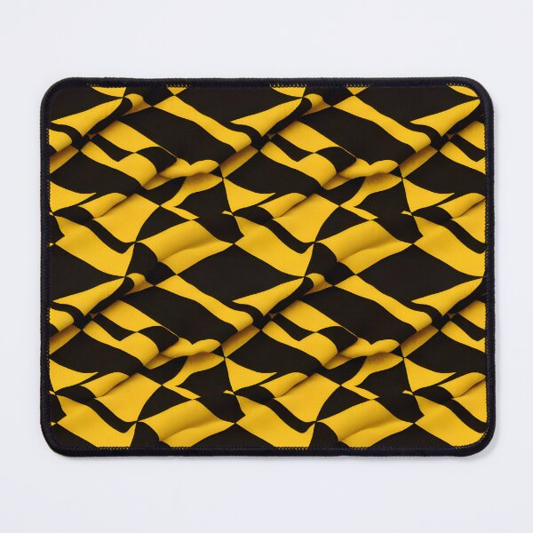 Item preview, Black And Yellow Buffalo Plaid Pattern designed and sold by AI Creations ⭐⭐⭐⭐⭐.
