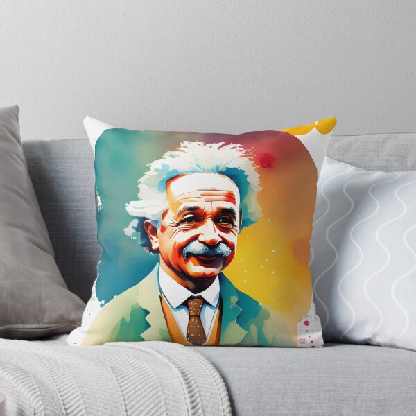 Aperçu de l'œuvre Albert Einstein Art: Aquarelle 2 créée et vendue par OutofFocusShop.
