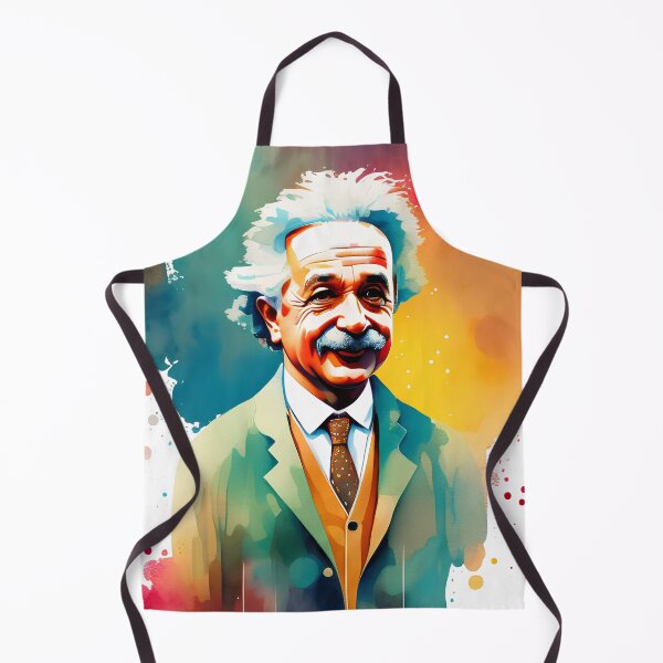 Aperçu de l'œuvre Albert Einstein Art: Aquarelle 2 créée et vendue par OutofFocusShop.