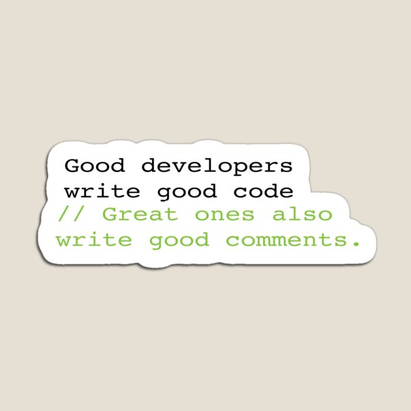 Item preview, Good Developers Write Good Code STICKERS designed and sold by KeepOnCoding.