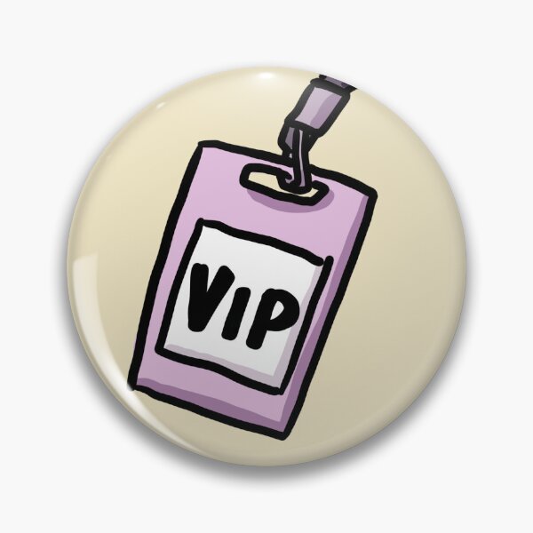 Item preview, VIP badge designed and sold by PinniPetal.