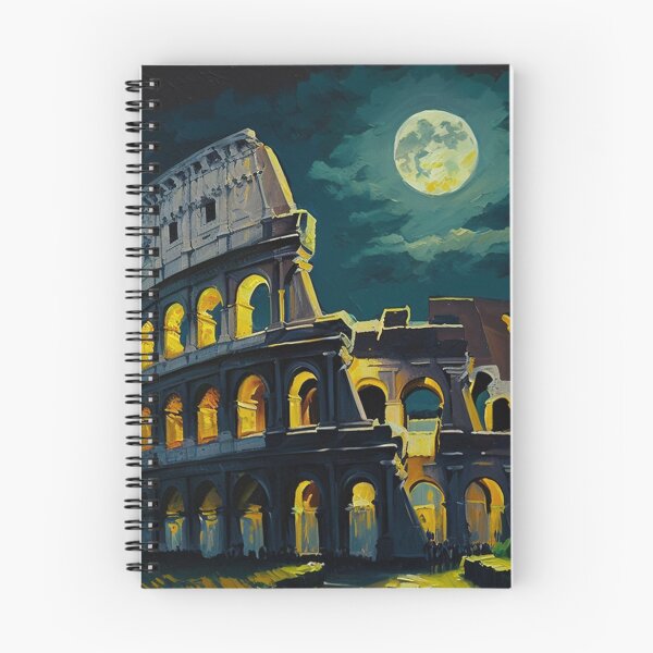 Item preview, Nighttime City Skyline Oil Painting - Rome designed and sold by ashleyburley.