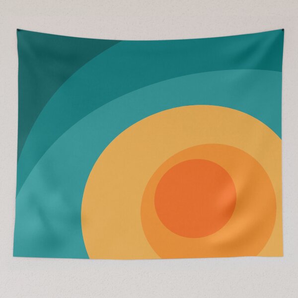 Item preview, Multicolored retro style circles designed and sold by BattaAnastasia.