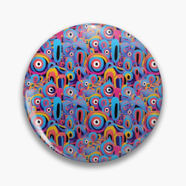 Item preview, Snazzy and Intricate 60s Style Psychedelic Surface Pattern designed and sold by Fine Prints.