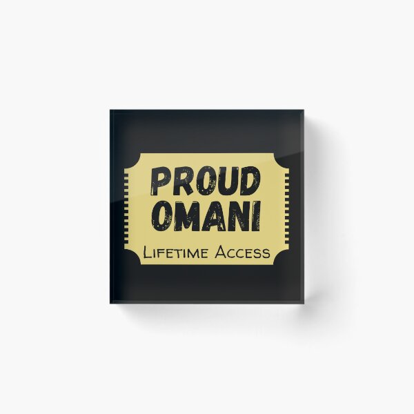 Item preview, Proud Omani designed and sold by ArabicMerch.