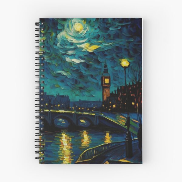 Item preview, Nighttime City Skyline Oil Painting - London designed and sold by ashleyburley.