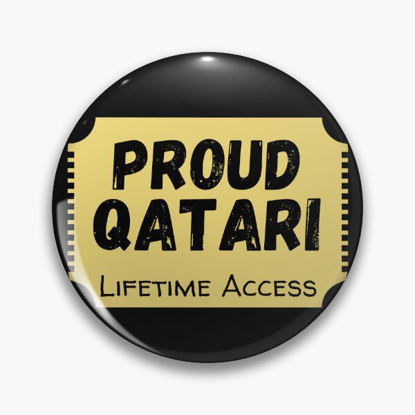 Item preview, Proud Qatari designed and sold by ArabicMerch.