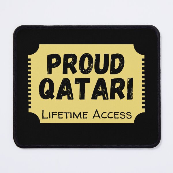 Item preview, Proud Qatari designed and sold by ArabicMerch.