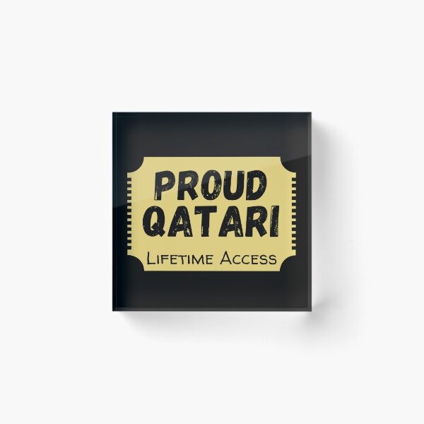 Item preview, Orgulloso qatarí designed and sold by ArabicMerch.