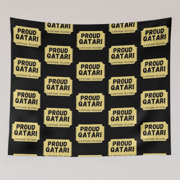 Item preview, Proud Qatari designed and sold by ArabicMerch.