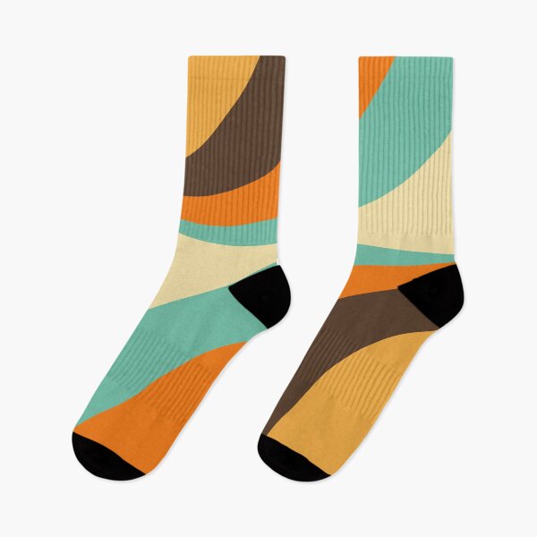 Item preview, Abstract multicolored retro style curves designed and sold by BattaAnastasia.