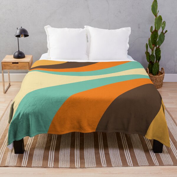 Item preview, Abstract multicolored retro style curves designed and sold by BattaAnastasia.