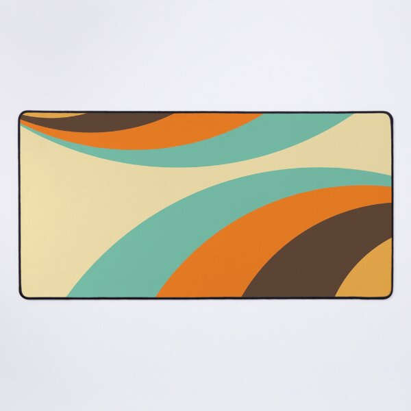 Item preview, Abstract multicolored retro style curves designed and sold by BattaAnastasia.