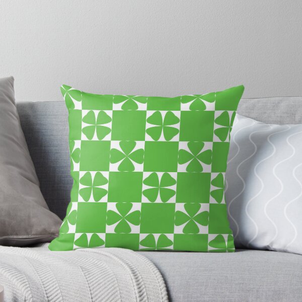 Item preview, 4 Leaf Clovers and Squares Pattern designed and sold by WonderLang.