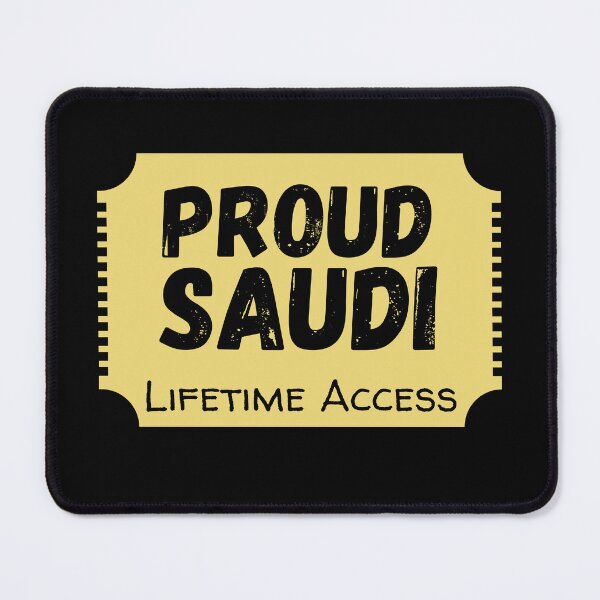 Item preview, Proud Saudi designed and sold by ArabicMerch.