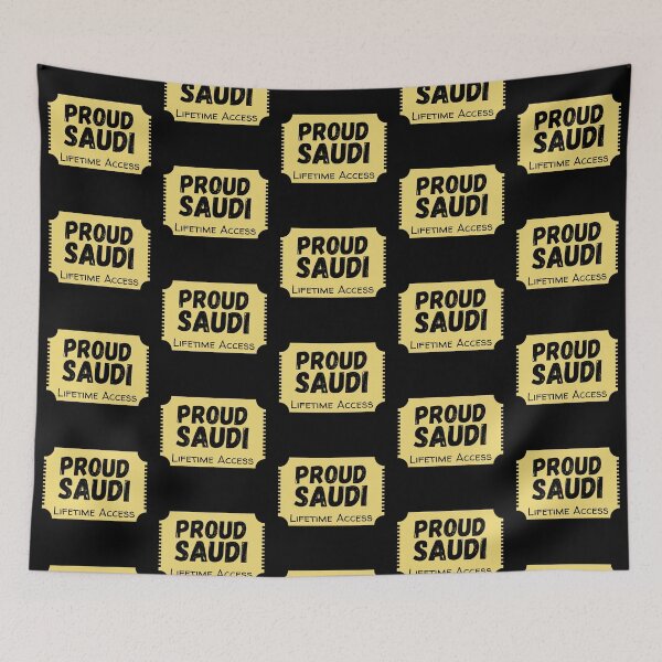 Item preview, orgulloso saudí designed and sold by ArabicMerch.