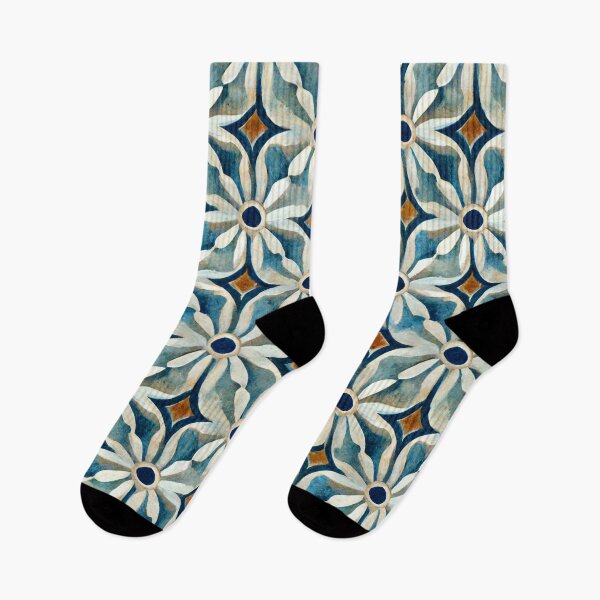 Item preview, Spanish tile Mediterranean tile style beach decor nautical design beach house summer house decor iPhone case dress tote bag  designed and sold by LunarSeaArt.