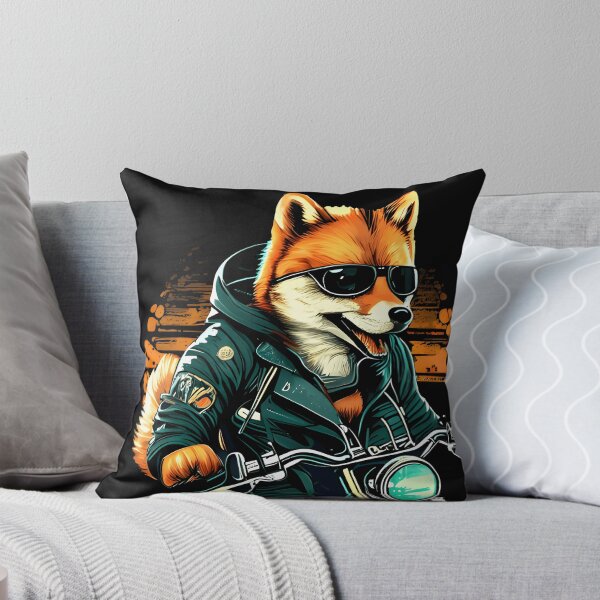 Item preview, Live Fast, Bark Hard: The Shiba Inu Biker designed and sold by The Future Fables.