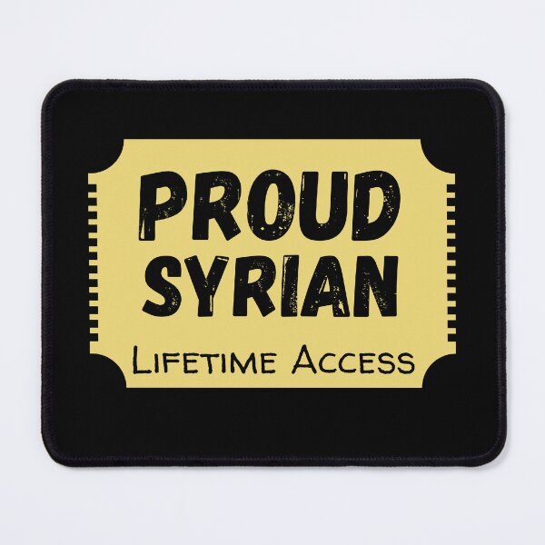 Item preview, Proud Syrian designed and sold by ArabicMerch.