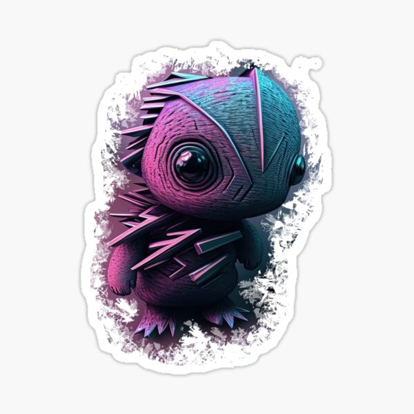 Purple Creature Sticker