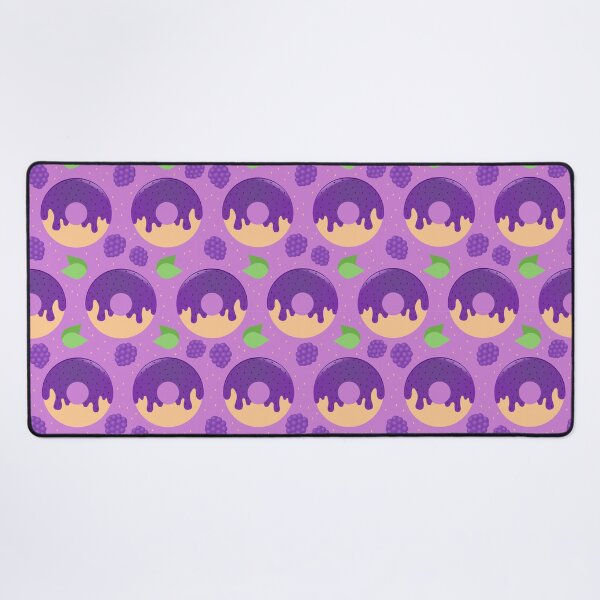 Item preview, Donut de mora con fondo morado designed and sold by ChallaDesign.