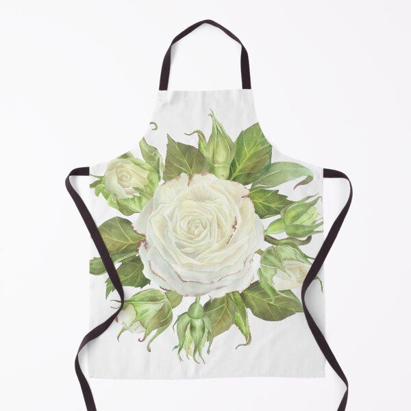 Item preview, Composition of white roses. Watercolor botanical illustration. designed and sold by Trilisti.