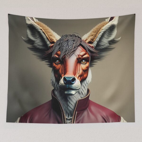 Item preview, Pet Perfection: Animal Head Human Body Portrait Art designed and sold by artmanikin.