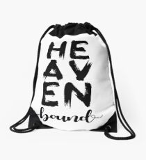 Heaven bound Drawstring Bag