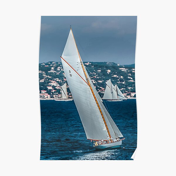 Voile Saint-Tropez Poster