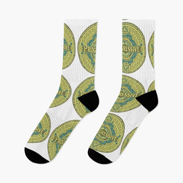Item preview, PMD00599 Progressive Movement Designs green colored ornate graphic design shows you support progressive policy goals for progressive Democrats, progressive Independents and Bernie Sanders supporters designed and sold by ProgressiveLeft.