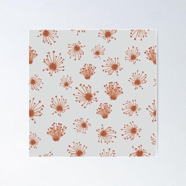 Item preview, pistils brick with pale gray background designed and sold by cezidesign.