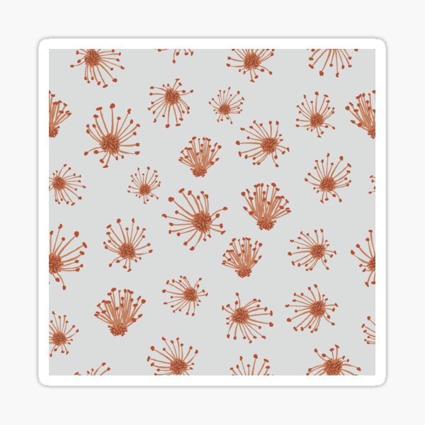 Item preview, pistils brick with pale gray background designed and sold by cezidesign.