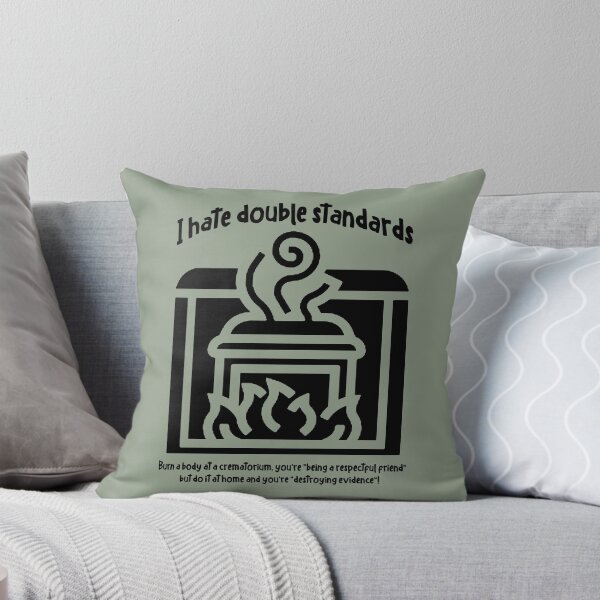 Item preview, I hate double standards ... (black) designed and sold by SolidEarthArt.