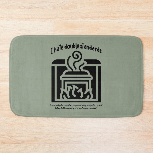 Item preview, I hate double standards ... (black) designed and sold by SolidEarthArt.