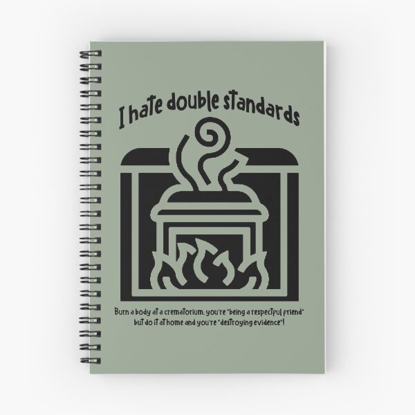 Item preview, I hate double standards ... (black) designed and sold by SolidEarthArt.